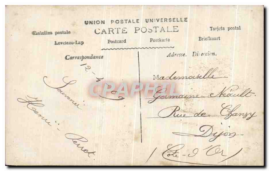 CPA Fantaisie Enfant oeufs Paques  — Rückseite