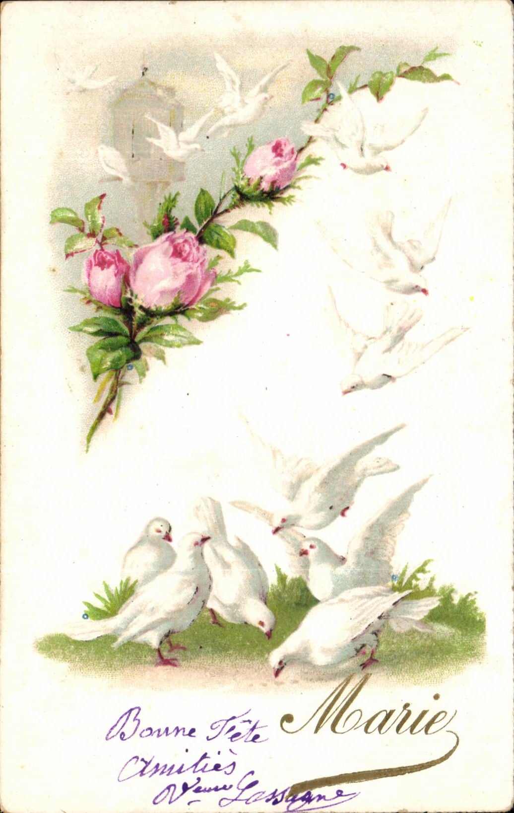 CPA Fantaisie Bonen Marie Colombes 