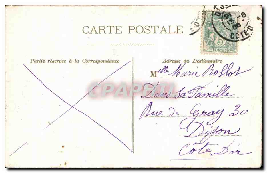 CPA Fantaisie Bonen Marie Colombes  — Rückseite