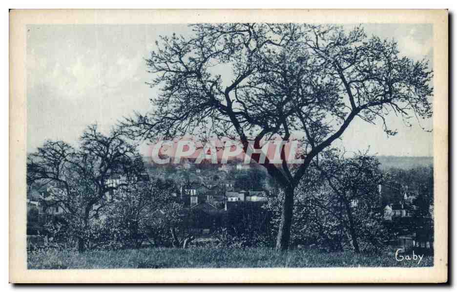 CPA En Flanant au bord de la Marne Le Perreux s Marne Vue prise des Coteaux de Bry