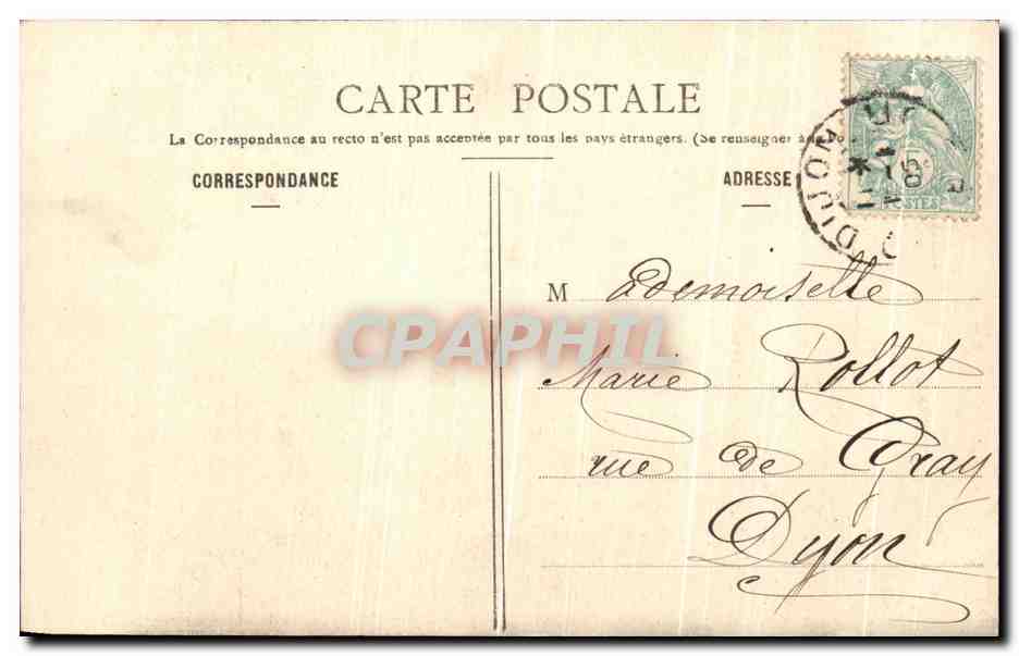 La Nouvelle Année — 1905 — P. A. Beauregard, Nîmes — Rückseite