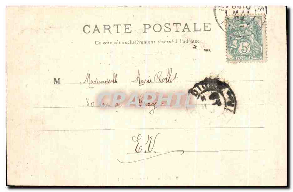 CPA Dijon Lycee Carnot — Rückseite