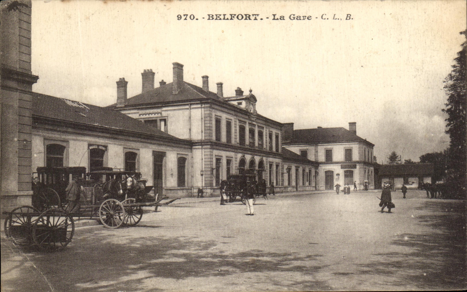 CPA Belfort La Gare