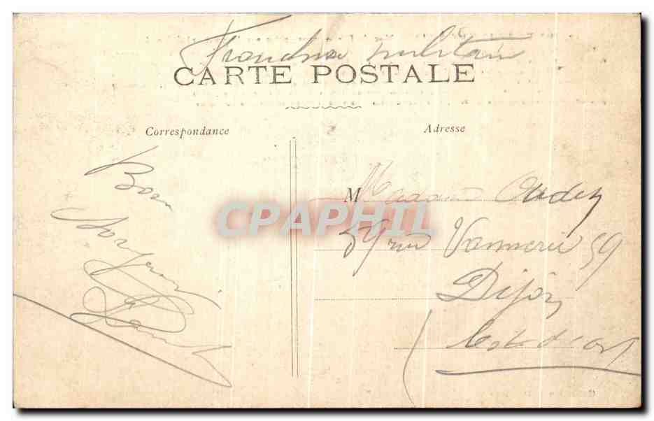 Nuits-Sous-Ravières — Vue de l'Armançon, prise sur le pont, côté Nord — Collection J. D., Sens — Reverso