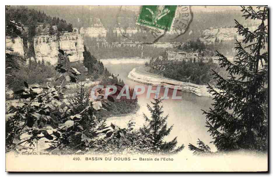 CPA Bassin Du Doubs Bassin de l'Echo
