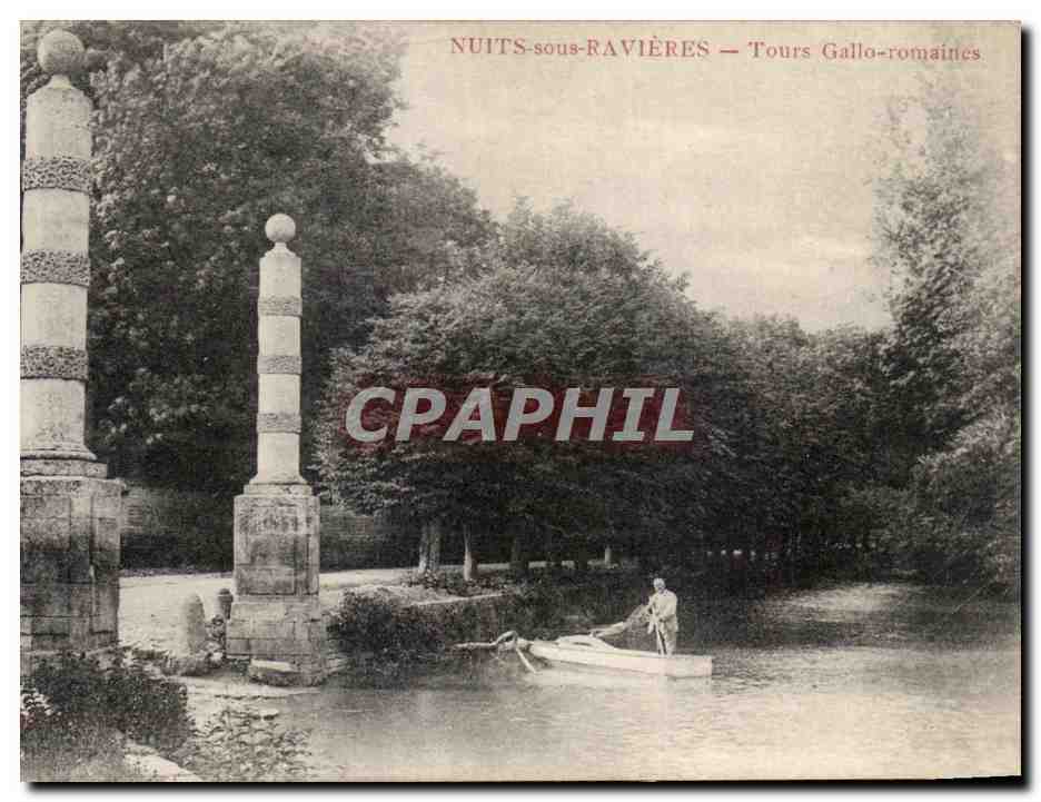 CPA Nuits Sous Ravieres Tours Gallo romaines