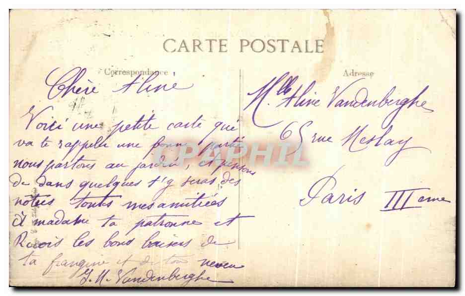 CPA Sainte Adresse Les Phares De La Hevre — Rückseite