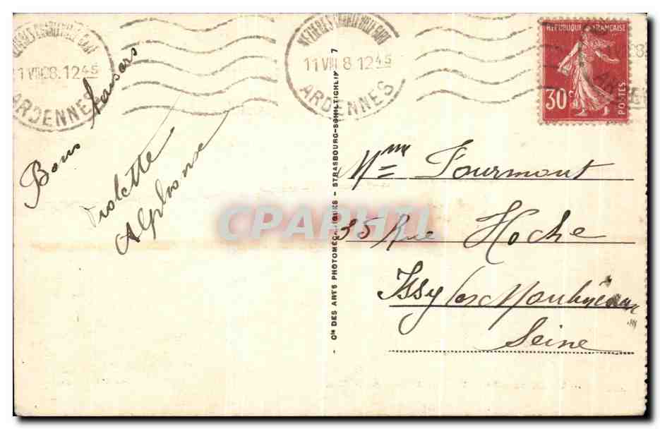 Vallée de la Meuse - Château Regnault — Les 4 fils Aymon — Rückseite