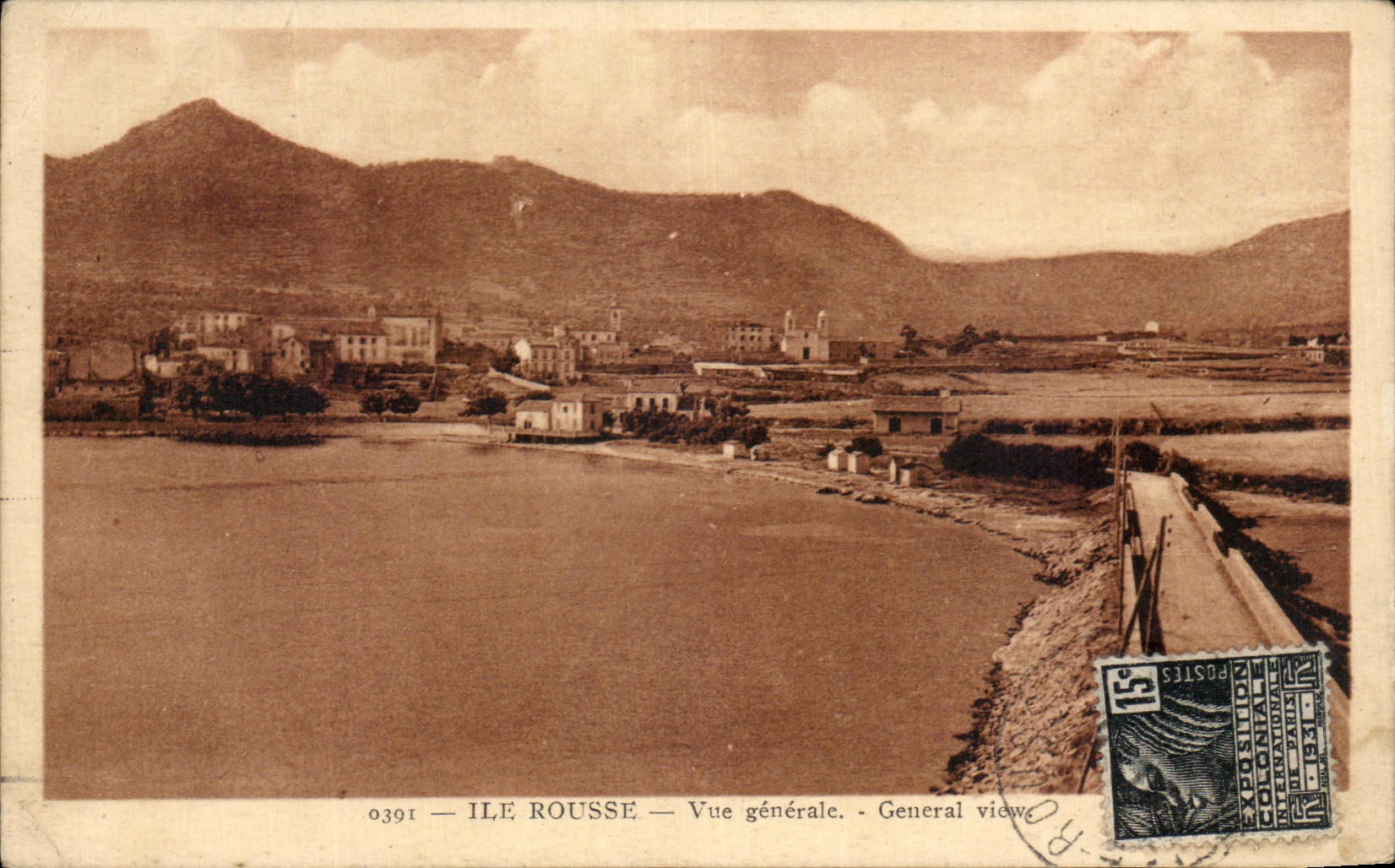 CPA Ile Rousse Vue Generale Corse Corsica