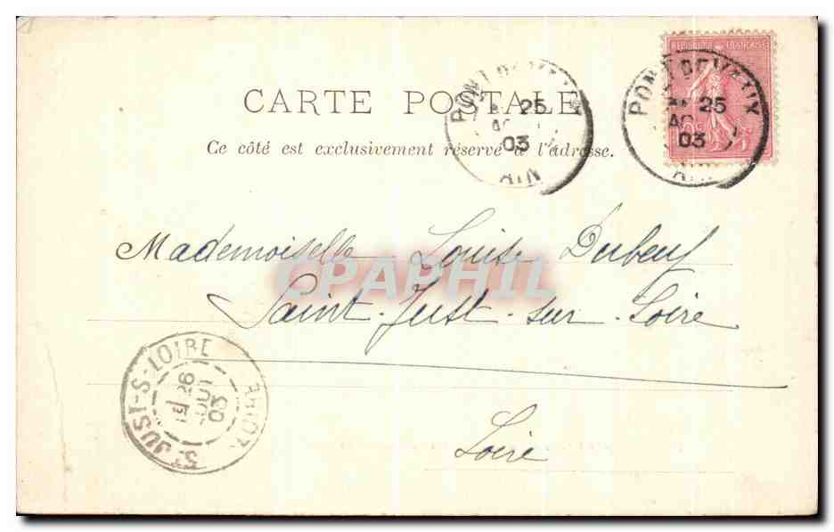 CPA Pont De Vaux Le Moulin Sur La Reyssouze Lavandieres — Rückseite