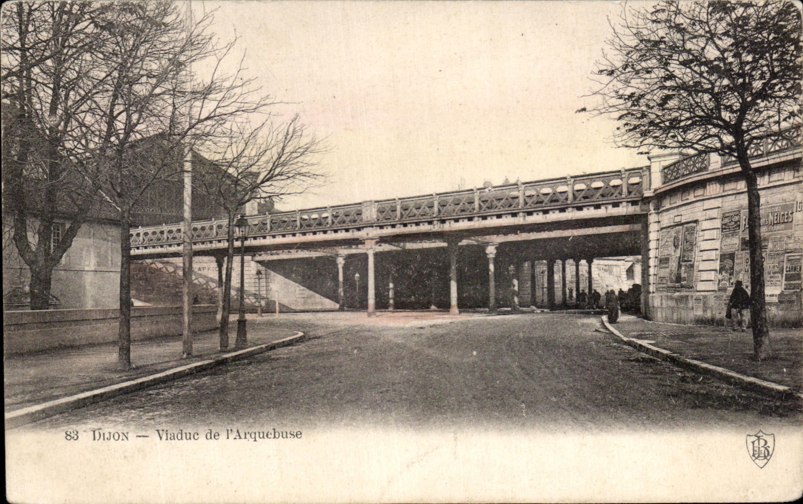 CPA Dijon Viaduc de l'Arquebuse
