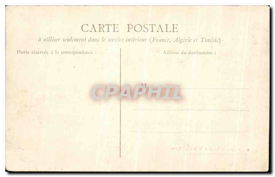 CPA Dijon Viaduc de l'Arquebuse — Verso