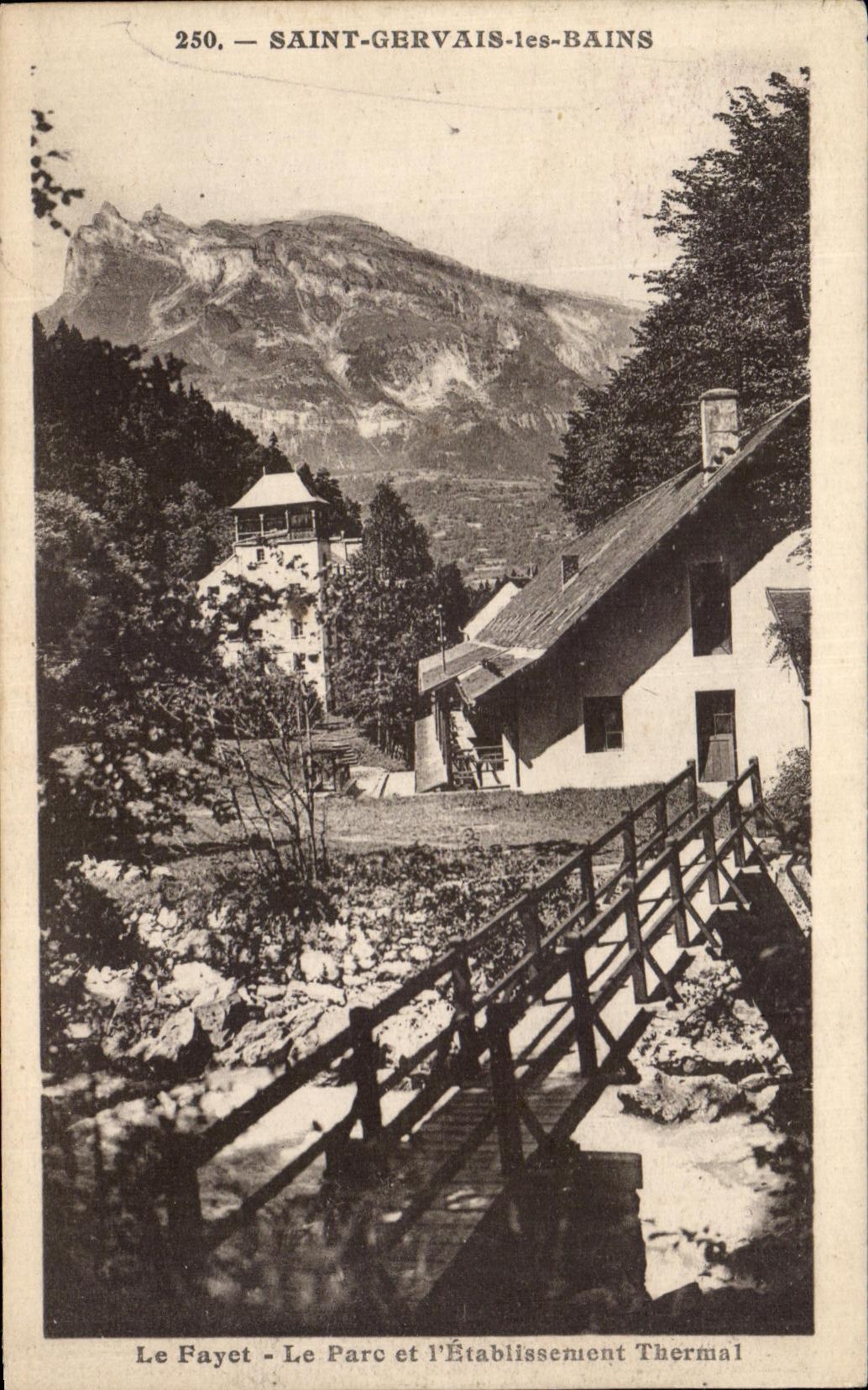 Saint-Gervais-les-Bains — Le Fayet, Le Parc et l'Établissement Thermal — Agence Maudamez, n°250