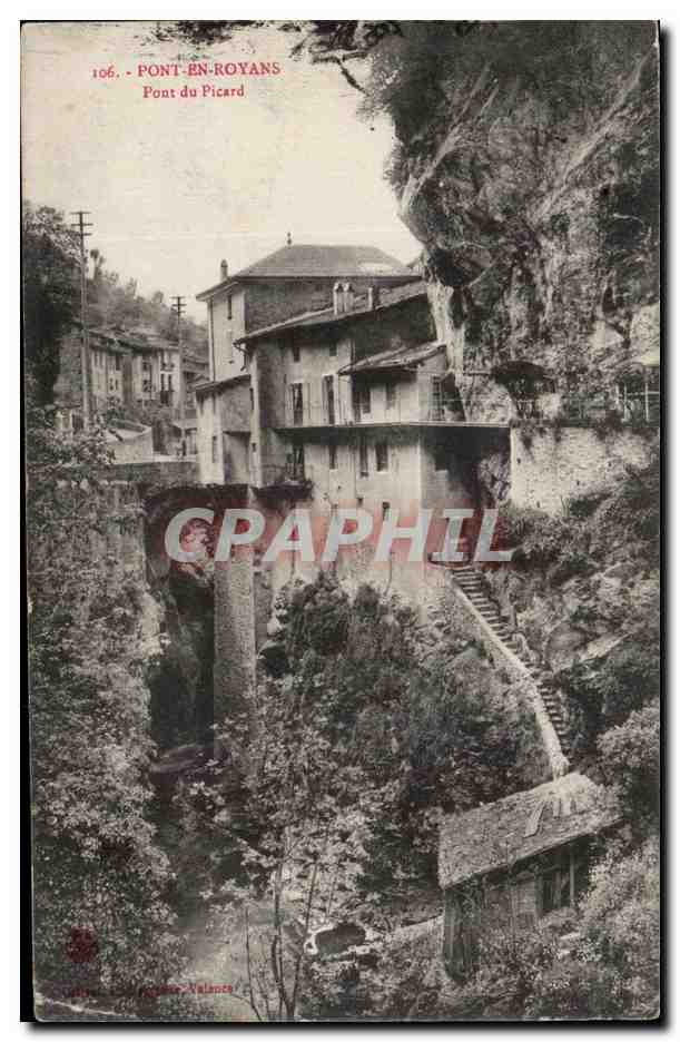 CPA Pont En Royans Pont du Picard