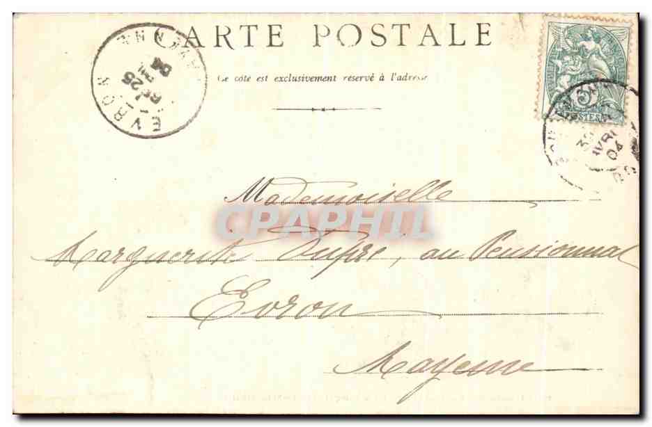 CPA Environs de Vesoul Les Rochers de Solborde — Rückseite