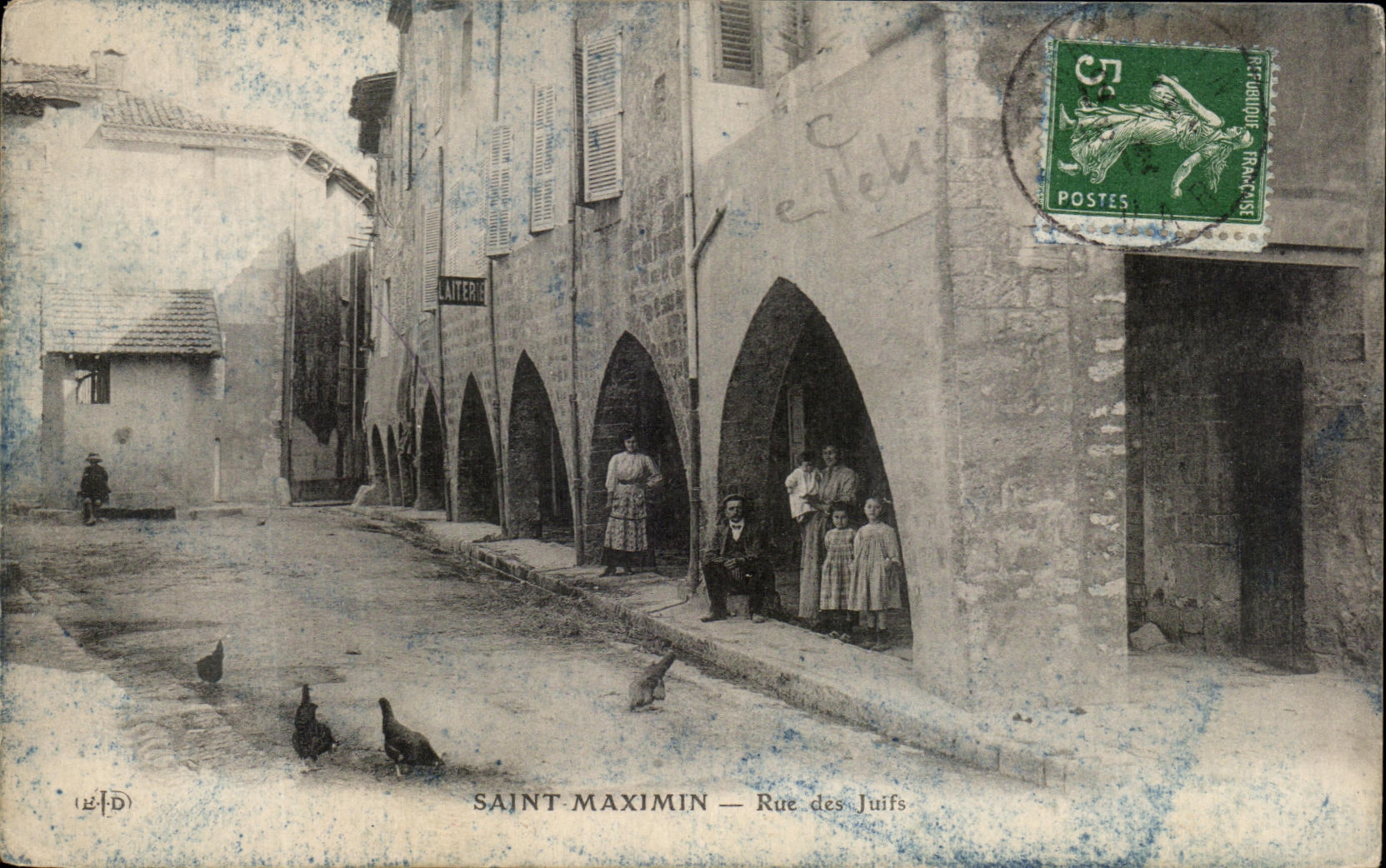 CPA Saint Maximin Rue des Juifs Judaica
