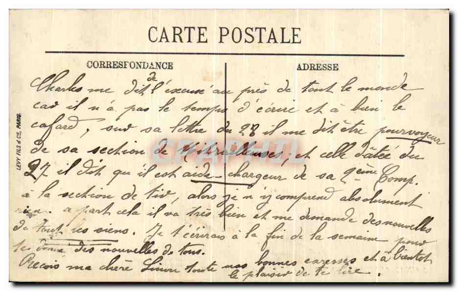 CPA Sainte Adresse Notre Dame des Flots et la Ville — Rückseite