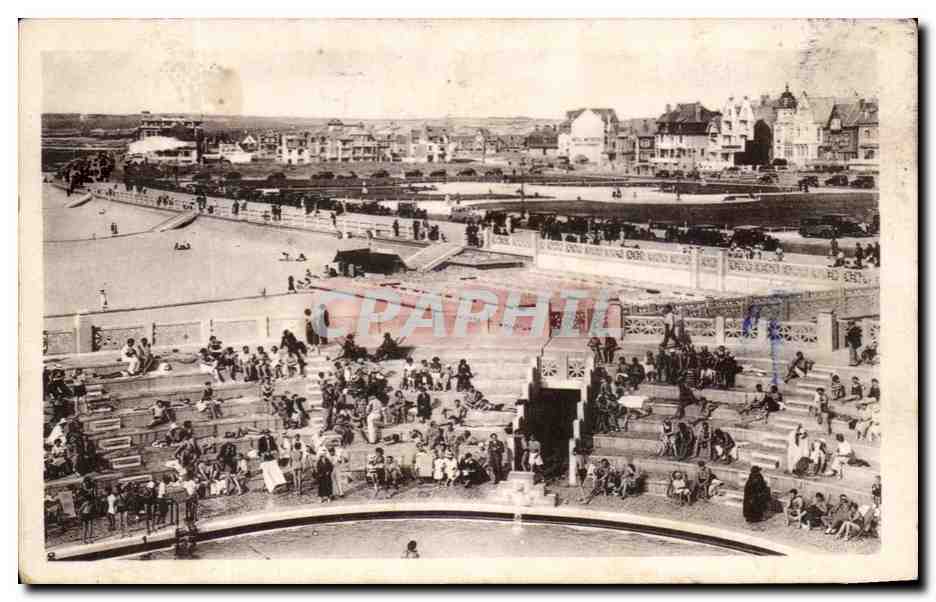 Le Touquet-Paris-Plage — General view of the Esplanade taken from the top of the diving platform — C° des Arts Photomécaniques, Paris
