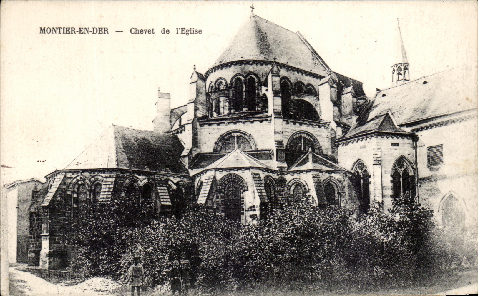CPA Montier En Der Chevet de l'Eglise