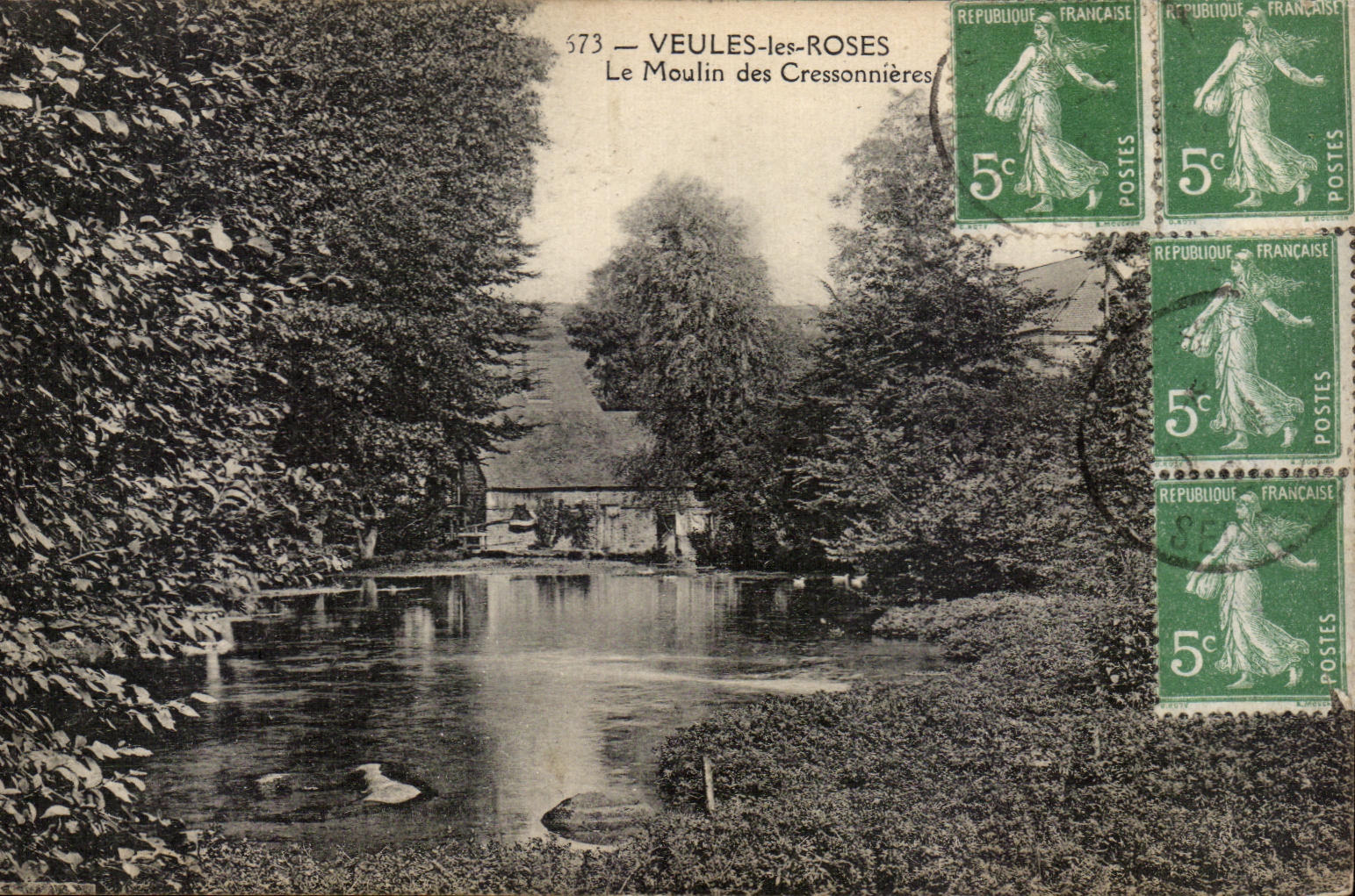 CPA Veules les Roses Le Moulin des Cressonnieres