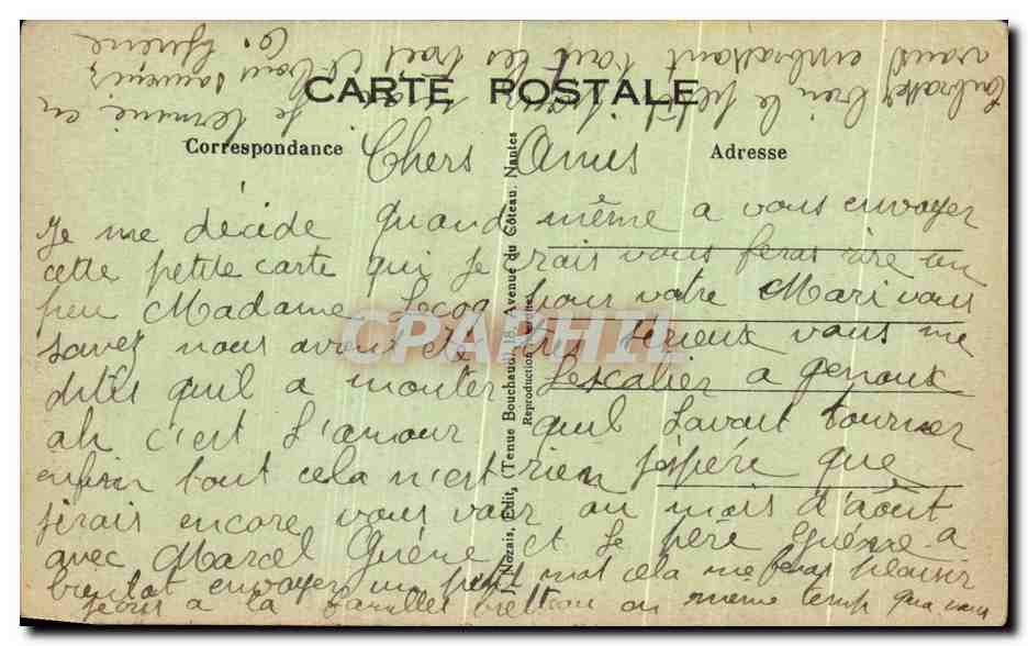 CPA C'quil Monsieur le Docteur Eh ben toto la journee Humour — Verso