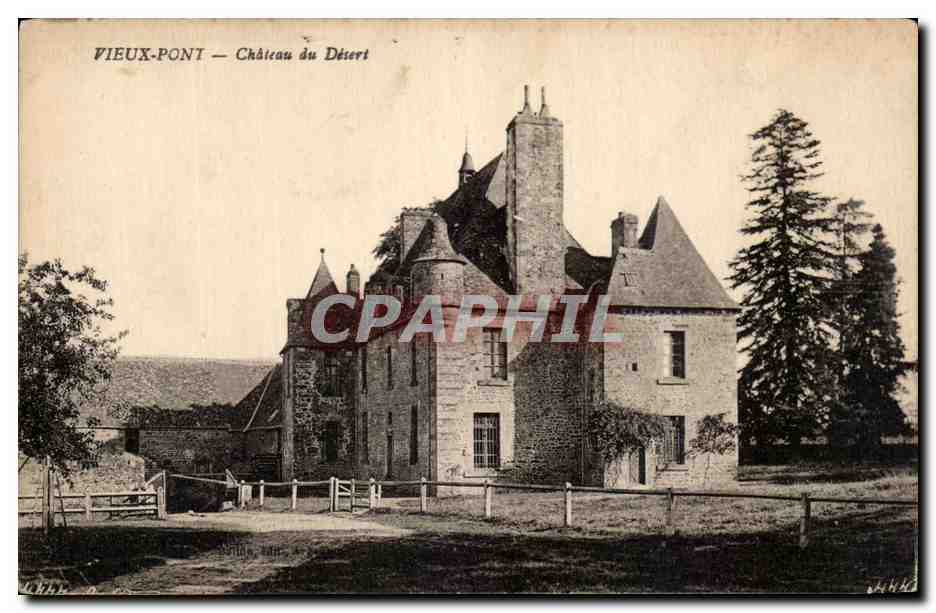 CPA Vieux Pont Chateau du Desert