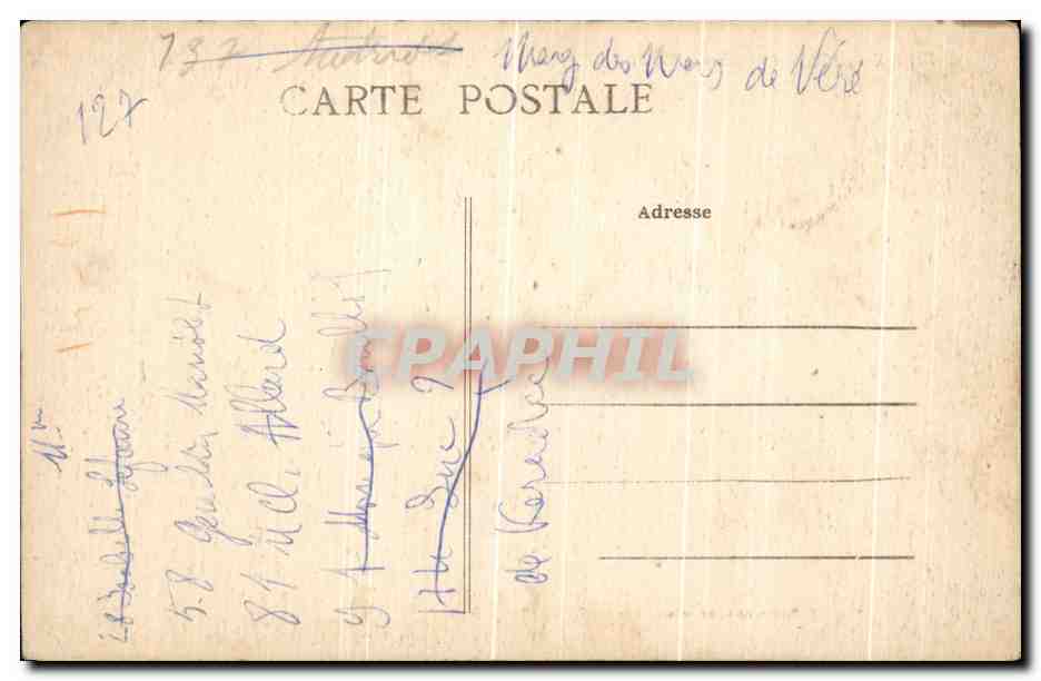 CPA Vieux Pont Chateau du Desert — Rückseite