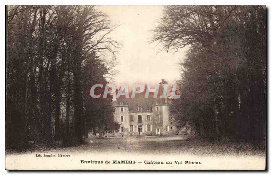 CPA Environs de Mamers Chateau du Val Pineau