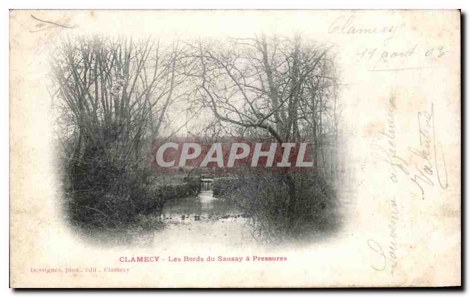 Clamecy - Les Borda du Sausay à Pressures — Desvignes, phot. edit., Clamecy