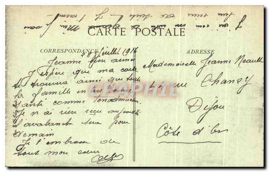 CPA Vitry Le Francois Le Pont Et La Porte — Verso