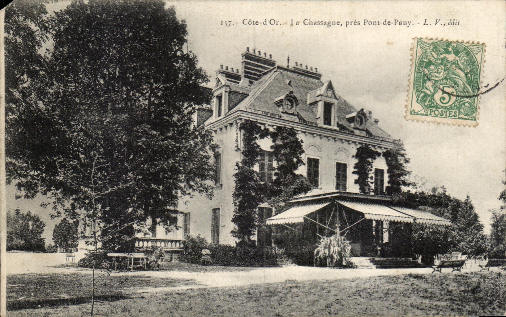 CPA La Chassagne Pres Pont De Pany