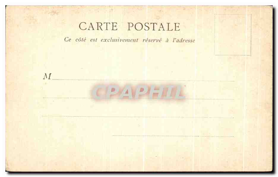 CPA Etablissements Duval Interieur et le Rue Montesquieu — Rückseite