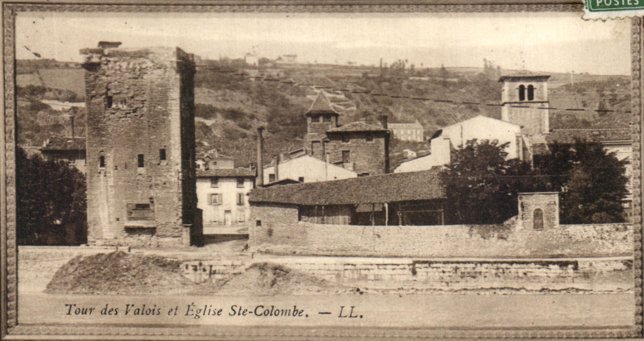 Tower of Valois and Church of Saint-Colombe — LL.