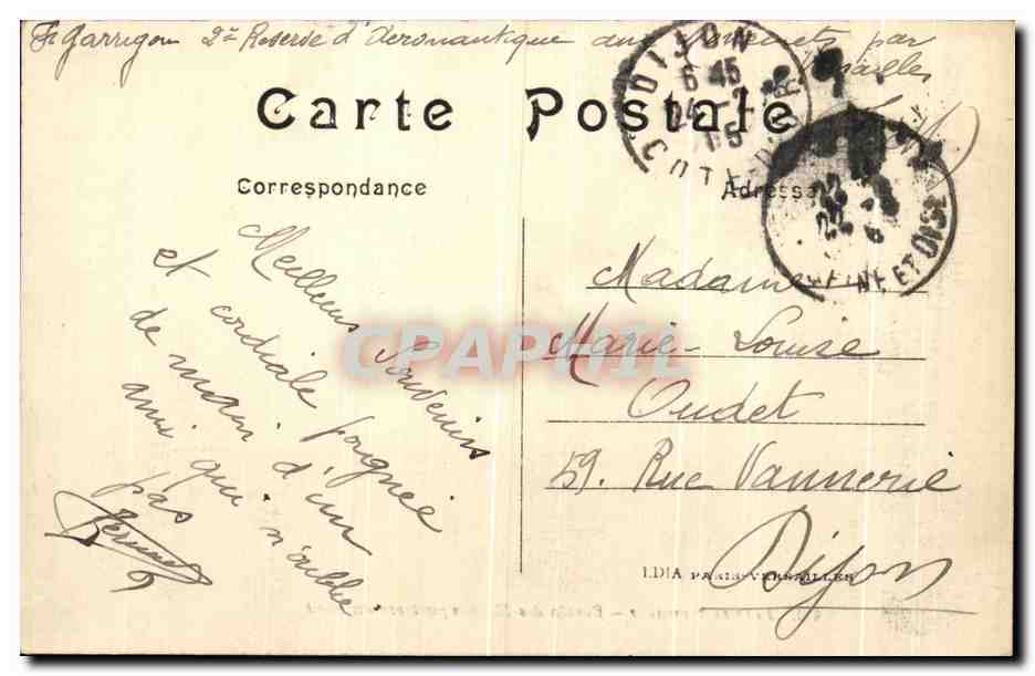 Parc de Versailles — Bassin des Sirènes parterre du nord — éditeur non identifié, n° 404 — Verso