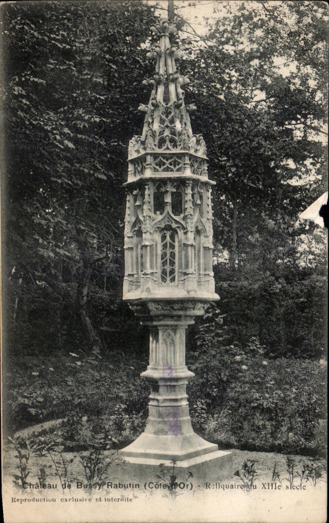 CPA Chateau de Bussy Rabutin Reliquaire du 13eme