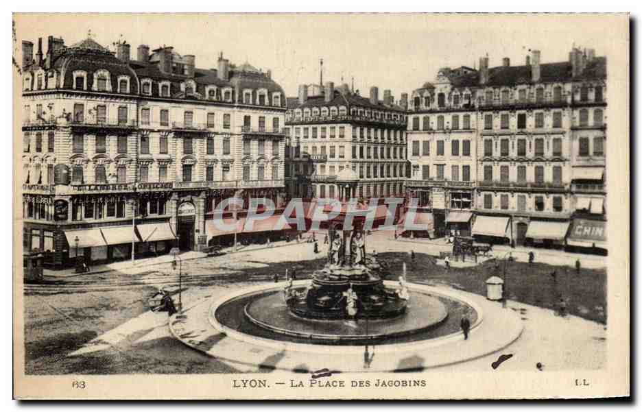 LYON — LA PLACE DES JAGOBINS — I.L. n° 63