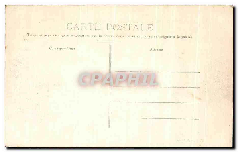 CPA Lyon Coteau De Fourvieres Palais De Justice Et Pont Du Palais — Verso