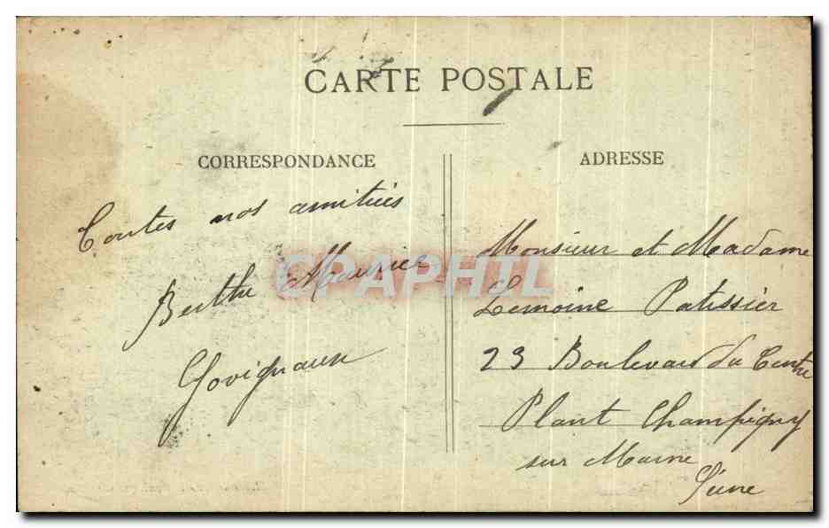 Boulogne-sur-Mer — Le Pont Marguet — Stevenard, édit. Boulogne-sur-Mer — Reverso
