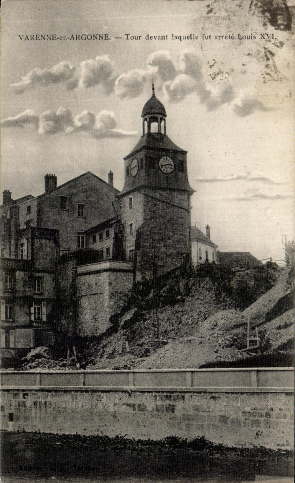 Varenne-sur-Arnonne — Tour devant laquelle fut arrêté Louis XVI