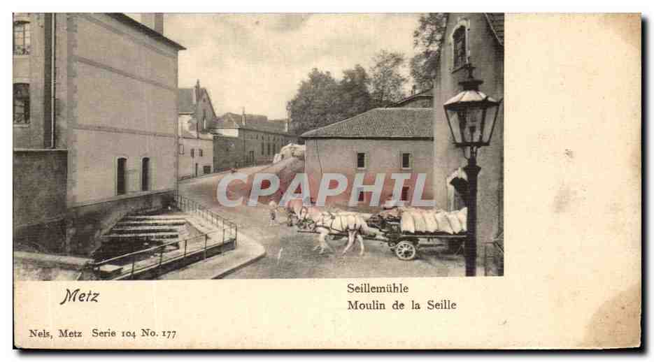 CPA Metz Seillemuhle Moulin de la Seille
