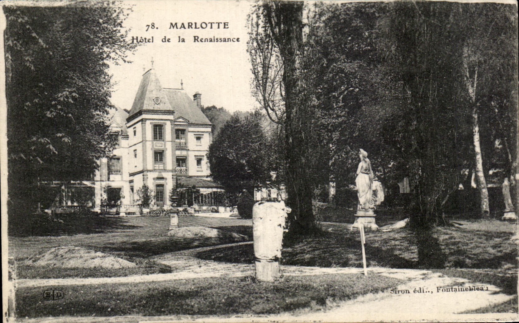 CPA Marlotte Hotel de la Renaissance 