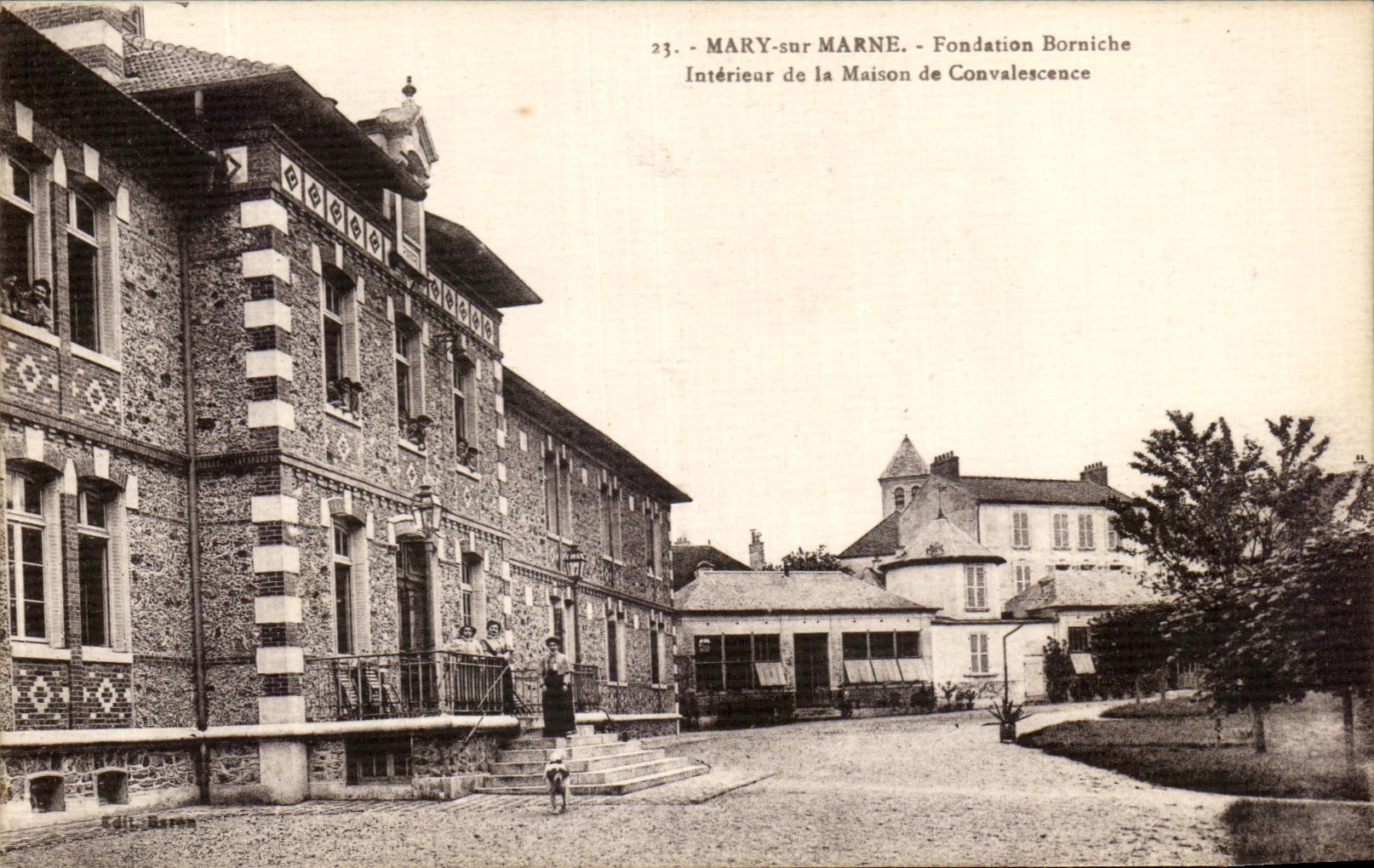 MARY-sur-MARNE — Intérieur de la Maison de Convalescence — Fondation Borniche — Édit. Banne