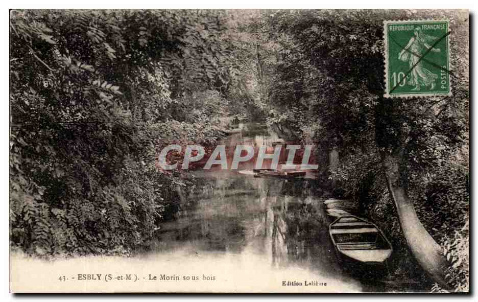 CPA Esbly Le Morin Sous Bois 