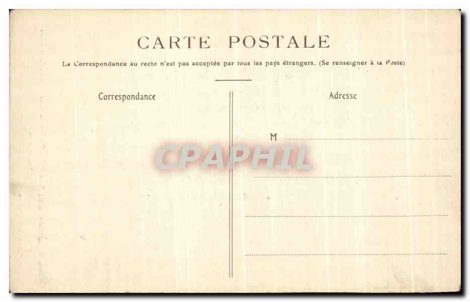 Crouy-sur-Ourcq — Donjon du vieux Château XIVe siècle — Édition Grépaux, La Ferté-Milon, n°95 — Achterkant