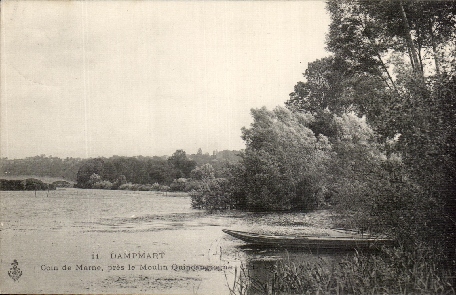 Coin de Marne, près le Moulin Quincangrogne — Dampmart — éditeur inconnu, n° 11
