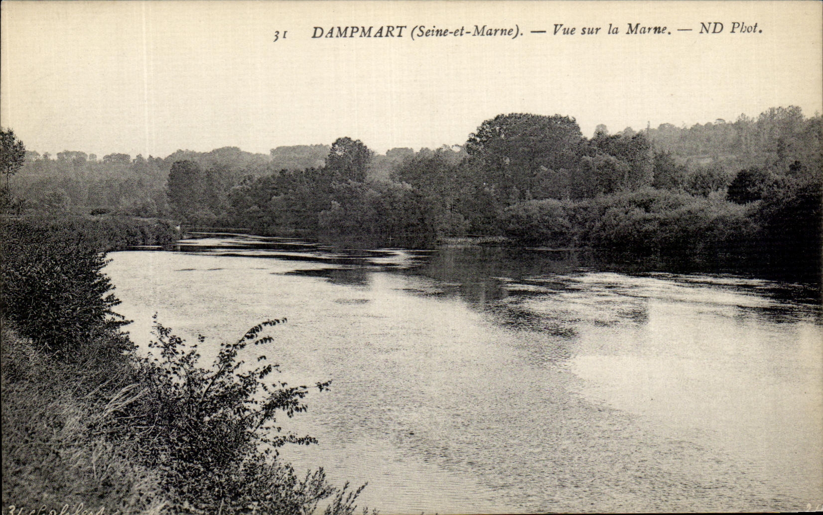 Dampmart (Seine-et-Marne) — Vue sur la Marne — ND Phot.