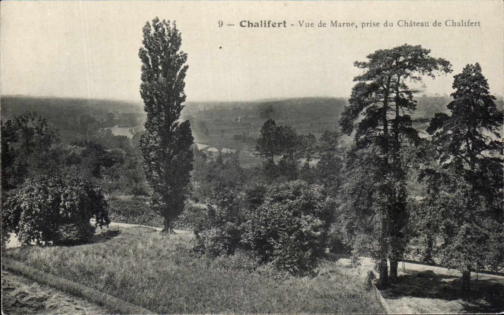 CPA Chalifert Vue De Marne Prise du Chateau de Chalifert 
