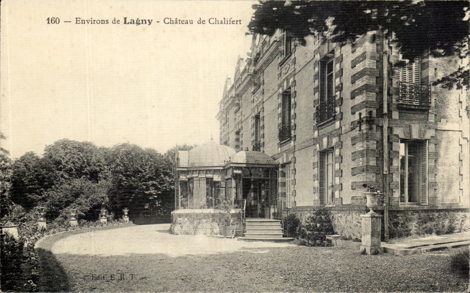 CPA Environs de Lagny Chateau de Chalifert