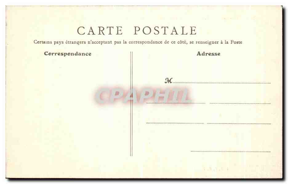 CPA Environs de Lagny Chateau de Chalifert — Rückseite