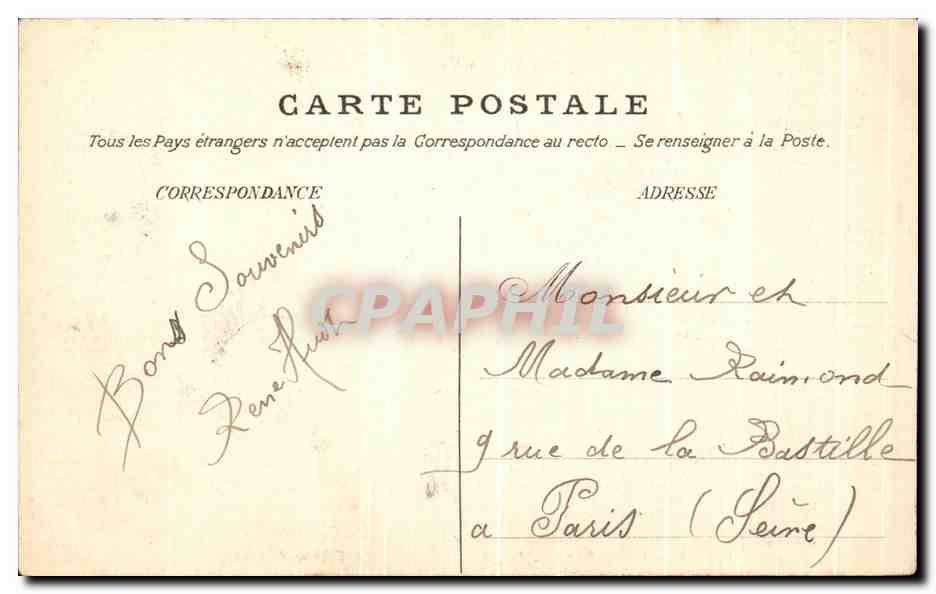 Le Viaduc de Changis — Fontainebleau-Avon — éditeur Fontainebleau-Avon, n°24 — Verso
